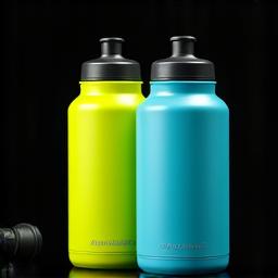 RideGear Pro Trailblazer 2-pack 800ml, two large capacity water bottles.